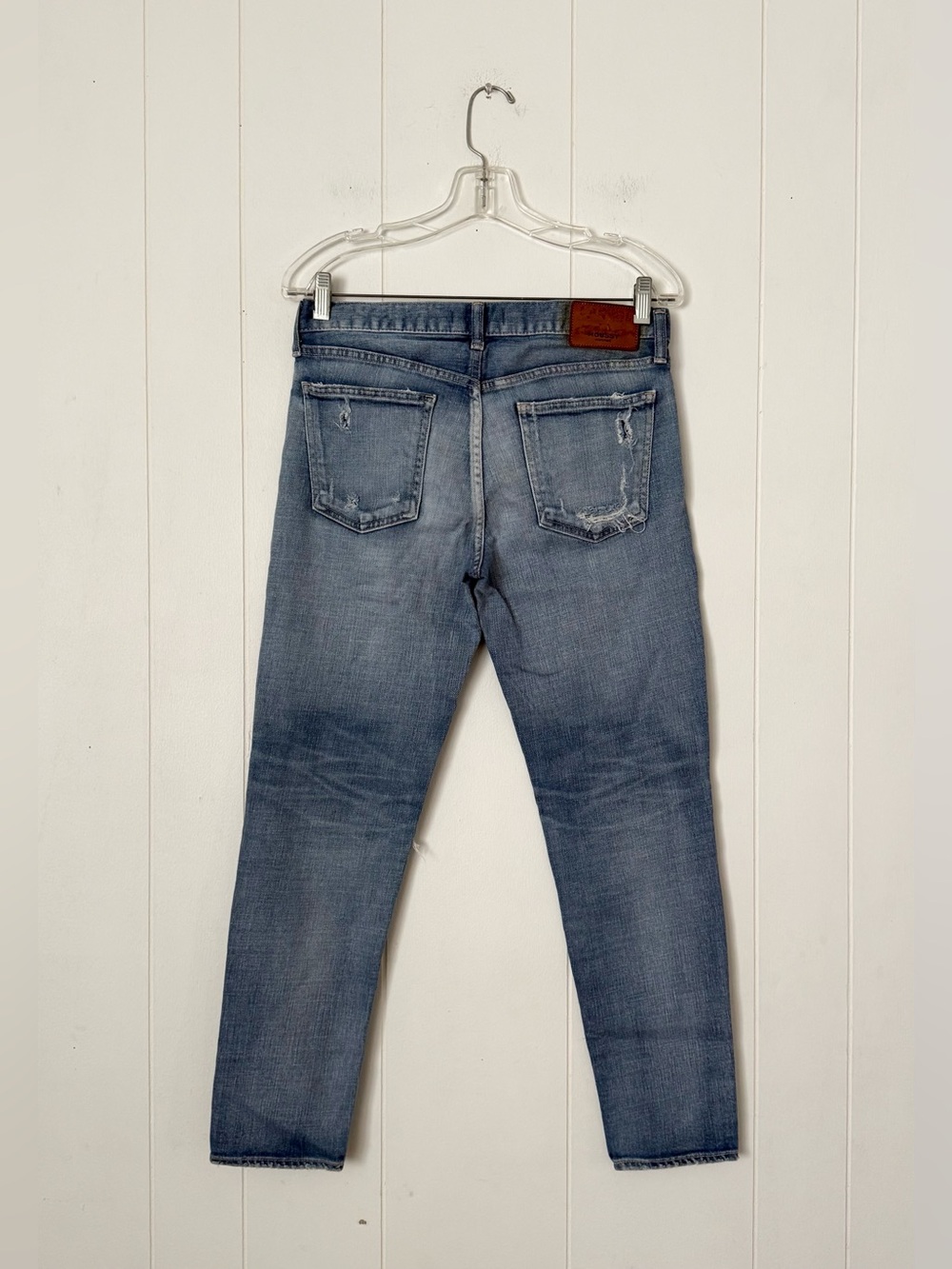 MOUSSY MV Lenwood Skinny Distressed Jeans in Blue Size 28 - Picture 5 of 11